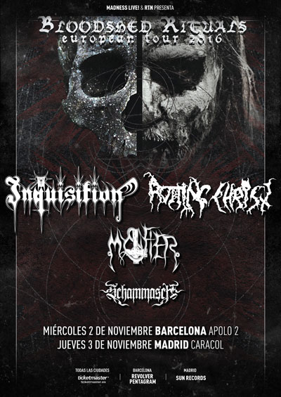 INQUISITION + ROTTING CHRIST + MYSTIFIER + SCHAMMASCH