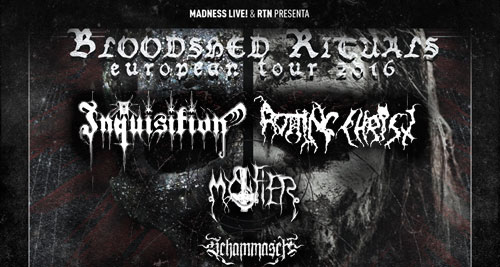 INQUISITION + ROTTING CHRIST + MYSTIFIER + SCHAMMASCH