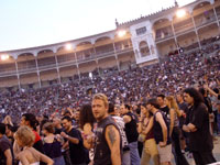 Imagen de la Pza de Las Ventas en el Concierto de Iron Maiden en Madrid