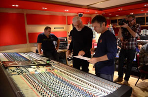 Jon Lord y Bruce Dickinson en el estudio