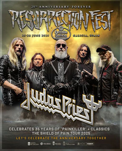 JUDAS PRIEST en el aniversario del RESURRECTION FEST