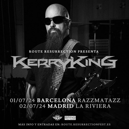 KERRY KING en Barcelona y Madrid
