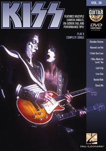 KISS Guitar Play Along Volume 34