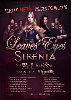 LEAVES' EYES y SIRENIA