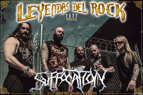 SUFFOCATION al Leyendas del Rock