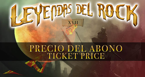 LEYENDAS DEL ROCK - Oferta de precios hasta el 31 de diciembre. 