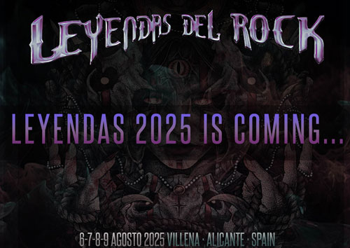 LEYENDAS DEL ROCK 2025 se celebrará los días 6, 7, 8 y 9 de agosto.