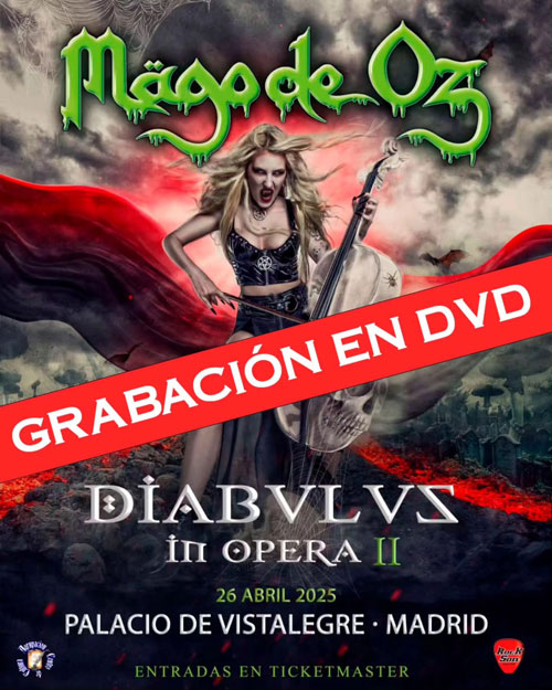 MAGO DE OZ grabará su concierto "Diabulus In Opera II" en Madrid para editarlo en DVD