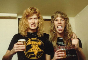 Hetfield y Mustaine