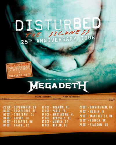 MEGADETH y DISTURBED