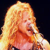 James Hetfield de Metallica en 1991. Foto: Rafa Basa