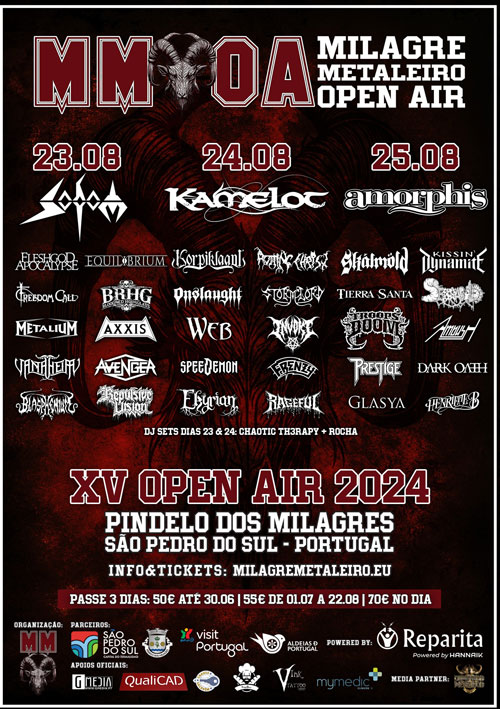 Festival MILAGRE METALEIRO en Dos Milagres, Viseu, Portugal, de 23 a 25 de Agosto