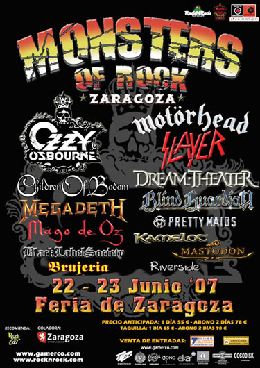 Monsters Of Rock Cartel 