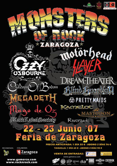 Monsters Of Rock Cartel 