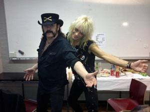 Lemmy y Michael Monroe