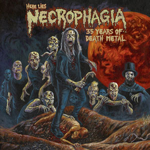 NECROPHAGIA - Here Lies NECROPHAGIA; 35 Years of Death Metal