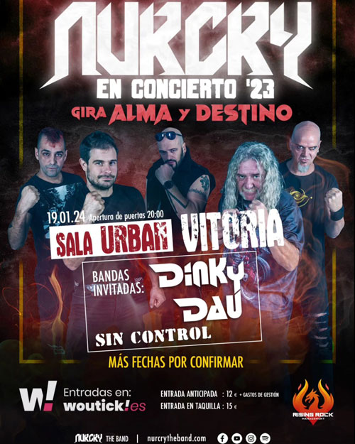 NURCRY siguen su gira "Alma y Destino"