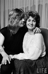 Ozzy Orbourne y Sharon Osbourne