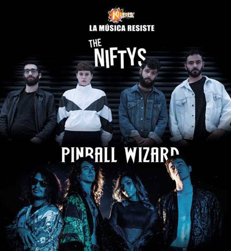 Gira conjunta de PINBALL WIZARD y THE NIFTYS