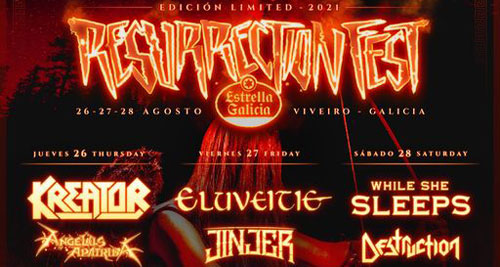 RESURRECTION FEST EG LIMITED 2021: Distribución por días, entradas por día y abonos individuales