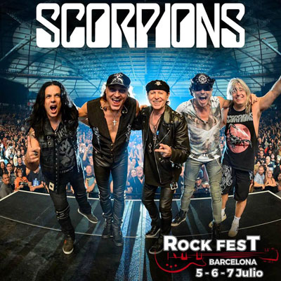 ROCK FEST BARCELONA: SCORPIONS son los últimos cabezas de cartel