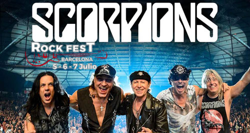 ROCK FEST BARCELONA: SCORPIONS son los últimos cabezas de cartel