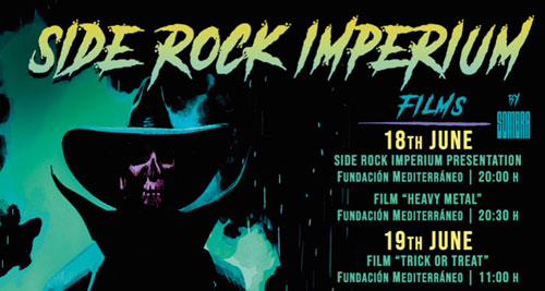 ROCK IMPERIUM FESTIVAL presenta SIDE ROCK IMPERIUM, con CINE, CONCIERTOS, LITERATURA...