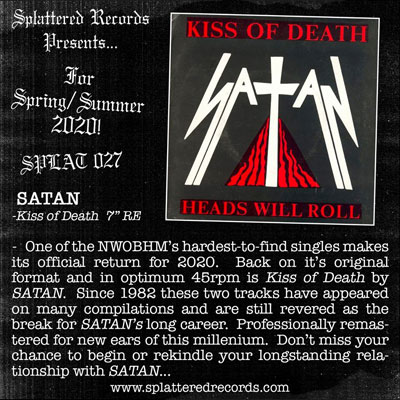 SATAN - Kiss Of Death