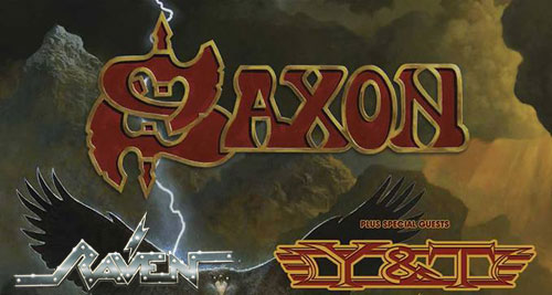 SAXON + Y&T + RAVEN en Madrid, Bilbao, Barcelona