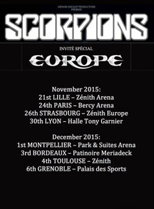 SCORPIONS y EUROPE 