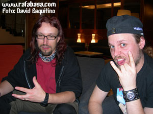 Henrik y Tonny  de Sonata Arctica 