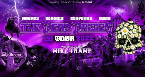 THE DEAD DAISIES + MIKE TRAMP en febrero de 2022 en Barcelona, Madrid y Pamplona