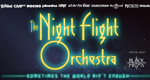 THE NIGHT FLIGHT ORCHESTRA + BLACK MIRRORS en Diciembre en Madrid y Barcelona