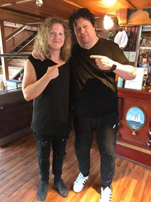 Timo Tolkki y Jorge Segersbol