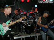 Tony Macalpine, Billy Sheehan y Virgil Donatti - Foto: Carlos Oliver