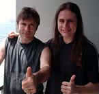 Bruce Dickinson y  Renato Tribuzy