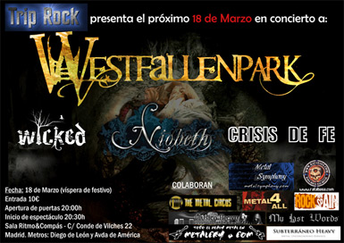 WESTFALLENPARK + Niobeth + Wicked + Crisis de Fé 