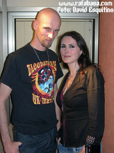 Robert y Sharon de Within Temptation