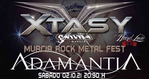 MURCIA ROCK METAL FEST con XTASY, ADAMANTIA y HARD LOVE en Murcia, el sábado 2 de octubre