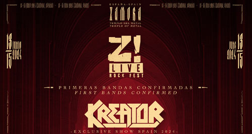 Z! LIVE ROCK FEST anuncia a KREATOR, y más bandas
