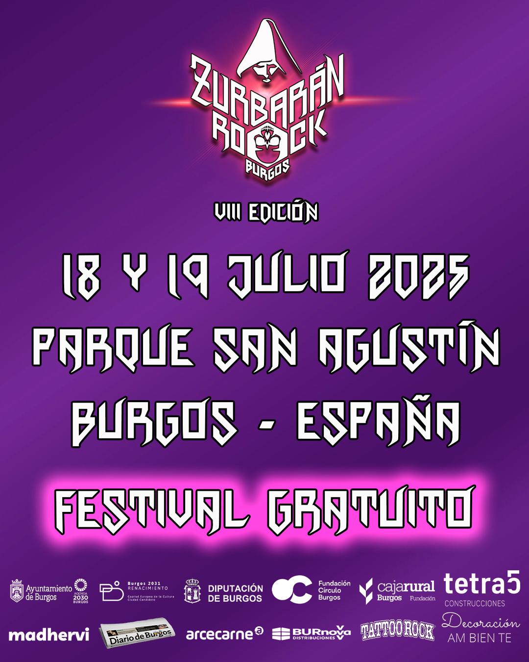 8ª EDICIÓN ZURBARÁN ROCK BURGOS